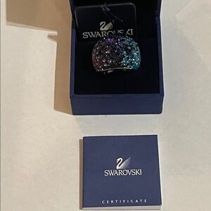 Swarovski Purple and Blue Chic Ring Never worn. New in box. Size:52